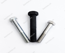Hex bolt, partial thread