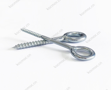 Welded eye bolt with lag screw