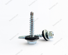 Hexagon head with bonded EPDM washer