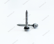 Hexagon head with bonded EPDM washer,sharp point